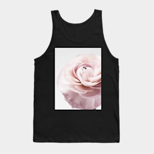 Flowers print, Pink, Pastel, Fashion print, Scandinavian art, Modern art, Wall art, Print, Minimalistic, Modern Tank Top